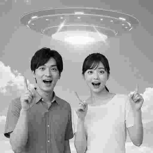 UFO＜AI画像＞/写真販売 AI画像 有料＜40枚：350円＞商用利用可（サンプル）013