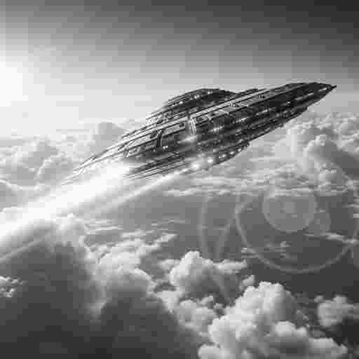 UFO＜AI画像＞/写真販売 AI画像 有料＜40枚：350円＞商用利用可（サンプル）012