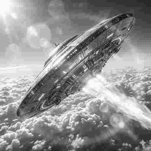 UFO＜AI画像＞/写真販売 AI画像 有料＜40枚：350円＞商用利用可（サンプル）09