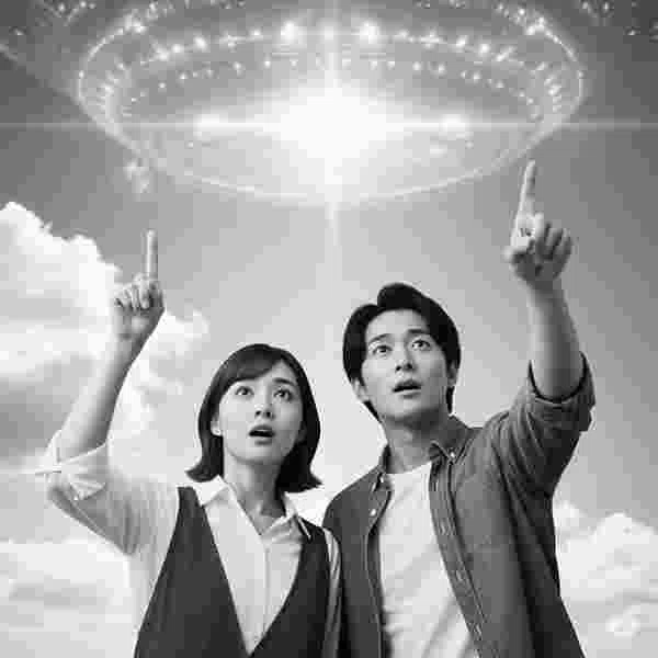UFO＜AI画像＞/写真販売 AI画像 有料＜40枚：350円＞商用利用可（サンプル）014