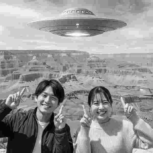  UFO＜AI画像＞/写真販売 AI画像 有料＜40枚：350円＞商用利用可（サンプル）015