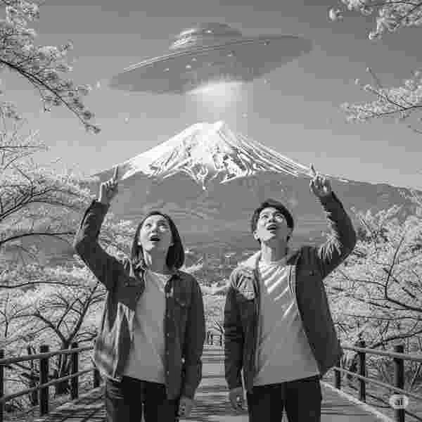 UFO＜AI画像＞/写真販売 AI画像 有料＜40枚：350円＞商用利用可（サンプル）018