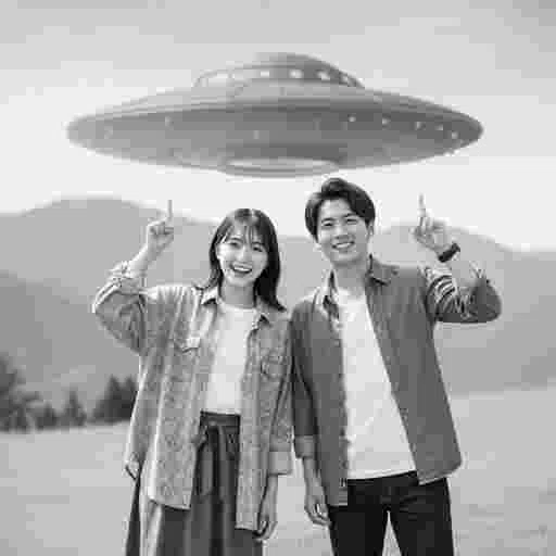  UFO＜AI画像＞/写真販売 AI画像 有料＜40枚：350円＞商用利用可（サンプル）025