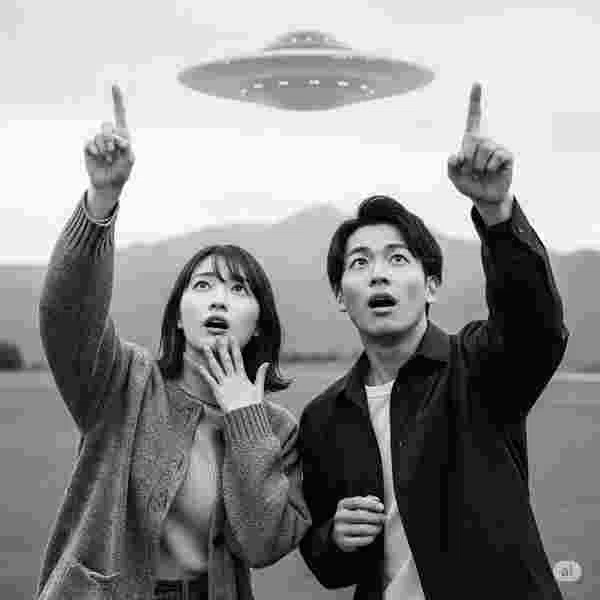  UFO＜AI画像＞/写真販売 AI画像 有料＜40枚：350円＞商用利用可（サンプル）016