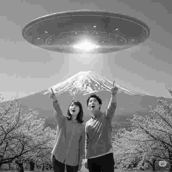 UFO＜AI画像＞/写真販売 AI画像 有料＜40枚：350円＞商用利用可（サンプル）017