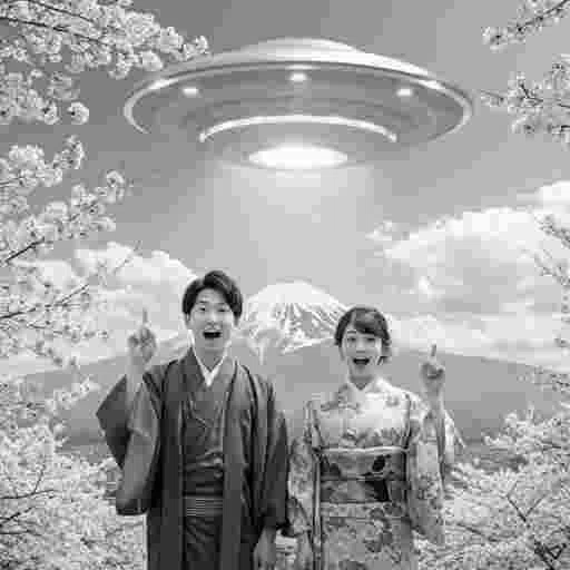 UFO＜AI画像＞/写真販売 AI画像 有料＜40枚：350円＞商用利用可（サンプル）036
