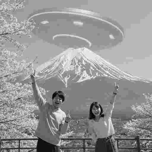  UFO＜AI画像＞/写真販売 AI画像 有料＜40枚：350円＞商用利用可（サンプル）035
