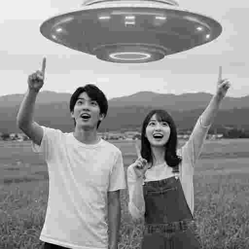  UFO＜AI画像＞/写真販売 AI画像 有料＜40枚：350円＞商用利用可（サンプル）032