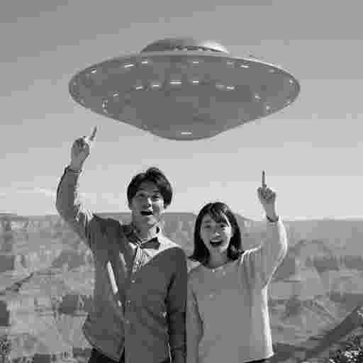  UFO＜AI画像＞/写真販売 AI画像 有料＜40枚：350円＞商用利用可（サンプル）034