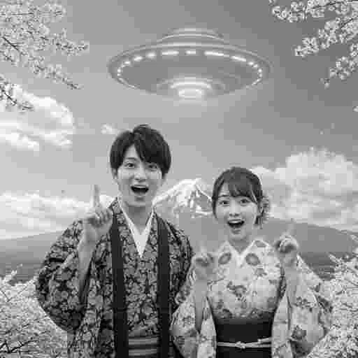 UFO＜AI画像＞/写真販売 AI画像 有料＜40枚：350円＞商用利用可（サンプル）037