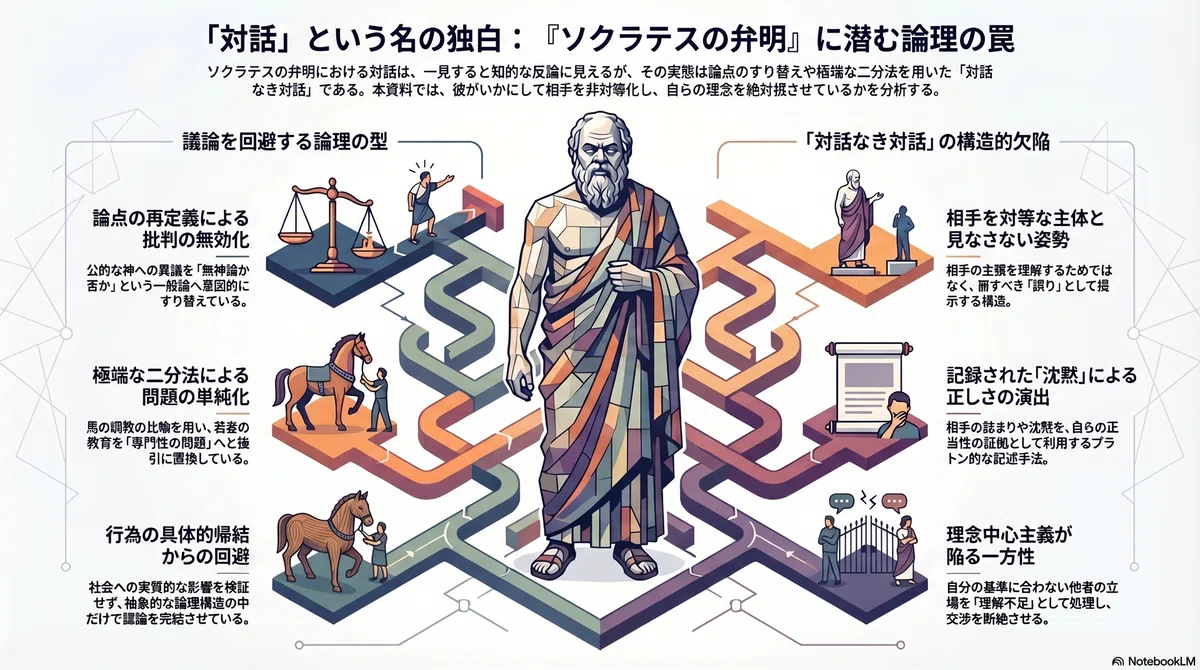 【哲学再考】ソクラテスの弁明への弁明 ― ③ 対話なき対話|chazz