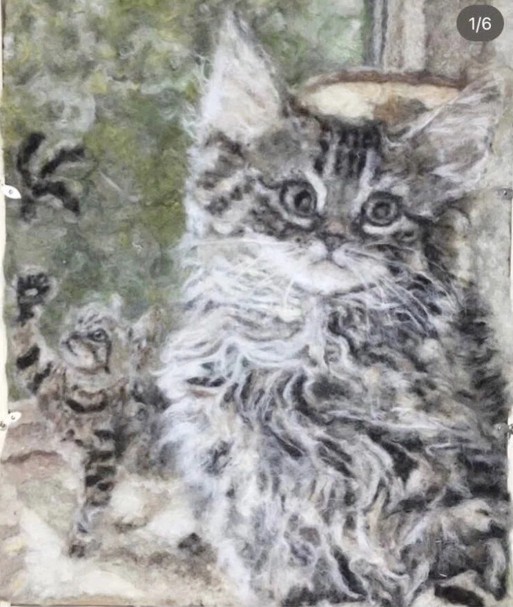 猫ねこ展覧会」の絵画モデルの猫ちゃん🐱✨｜モンシェリモモ