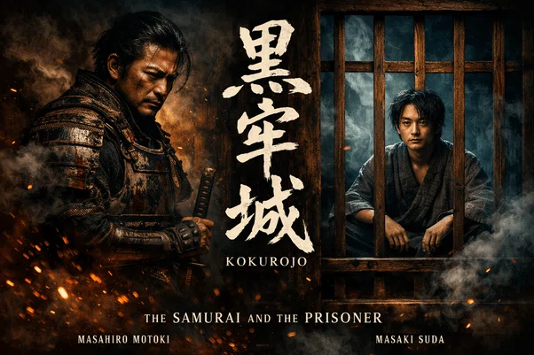 Cuplikan adegan Kuro Rō Jō dengan pencahayaan dramatis
