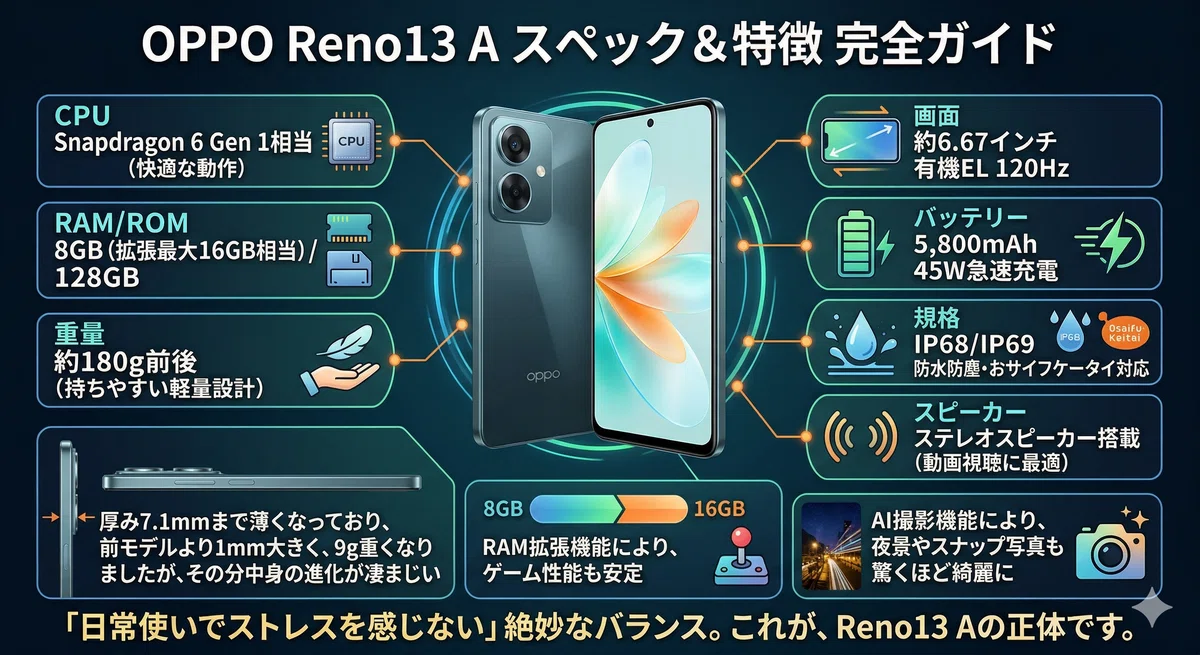 [2026 Latest] OPPO Reno13 A 5G SIM-Free Version Complete Buying Guide ...