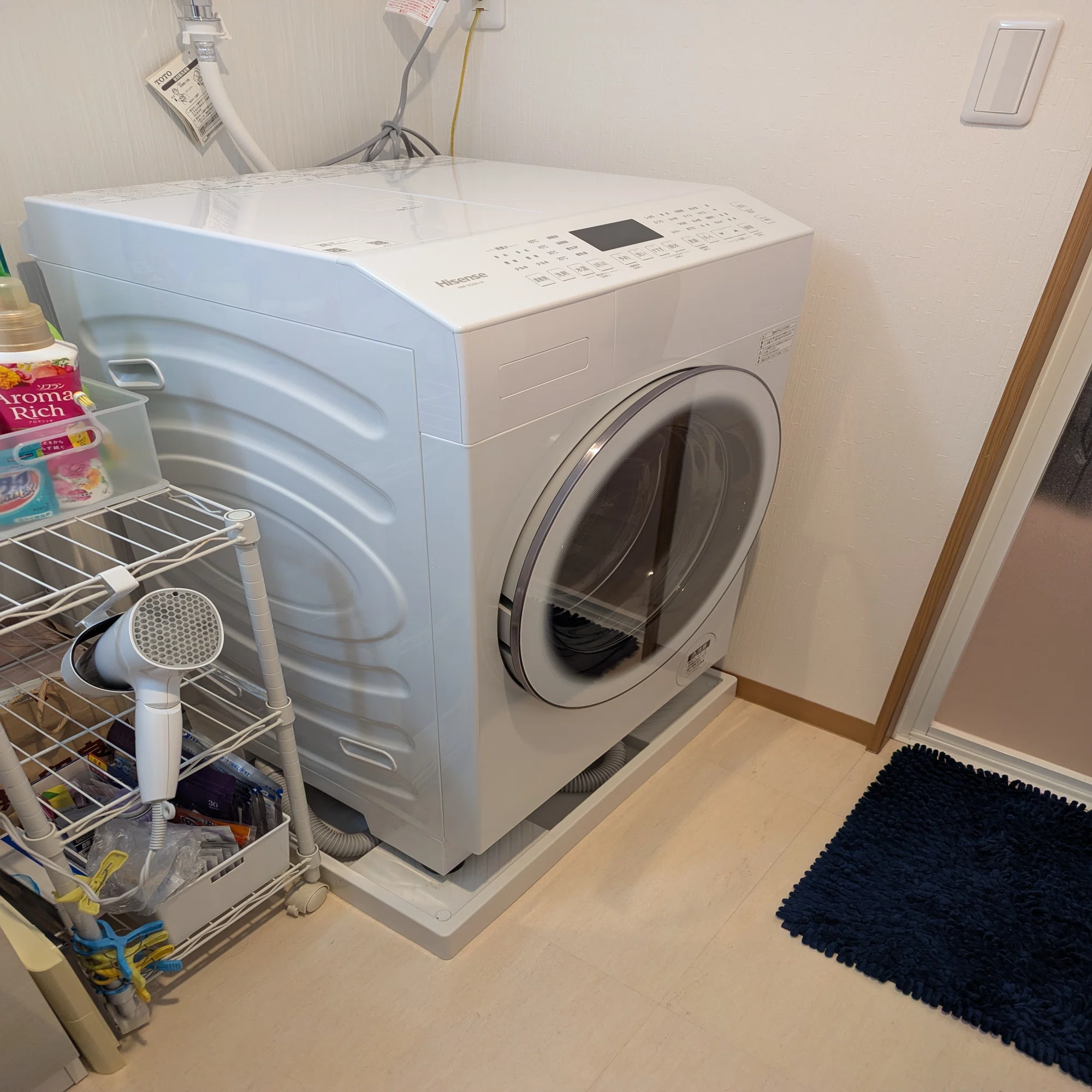 2ヶ月使用の感想有｜家電レビュー｜ハイセンス ドラム式洗濯乾燥機 