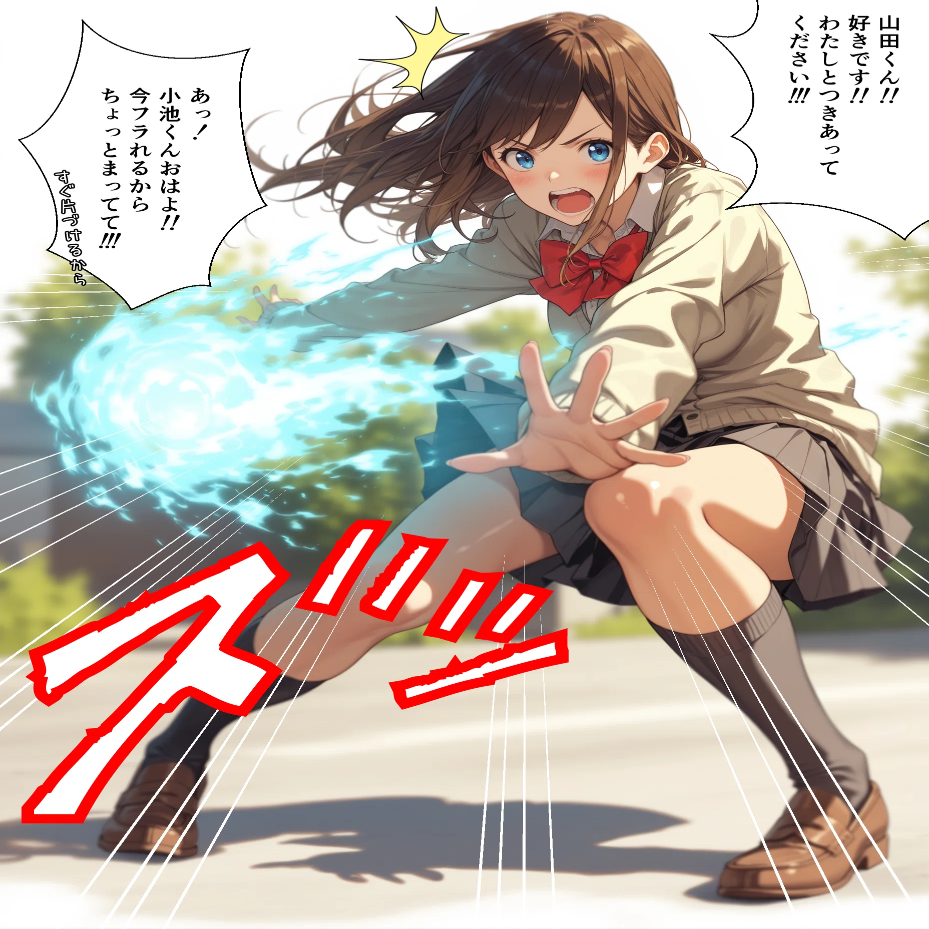 ai☆2月14日までお取り置き X：その企画、規約違反かも？（2026年2月13日のAIイラスト）｜てんねん