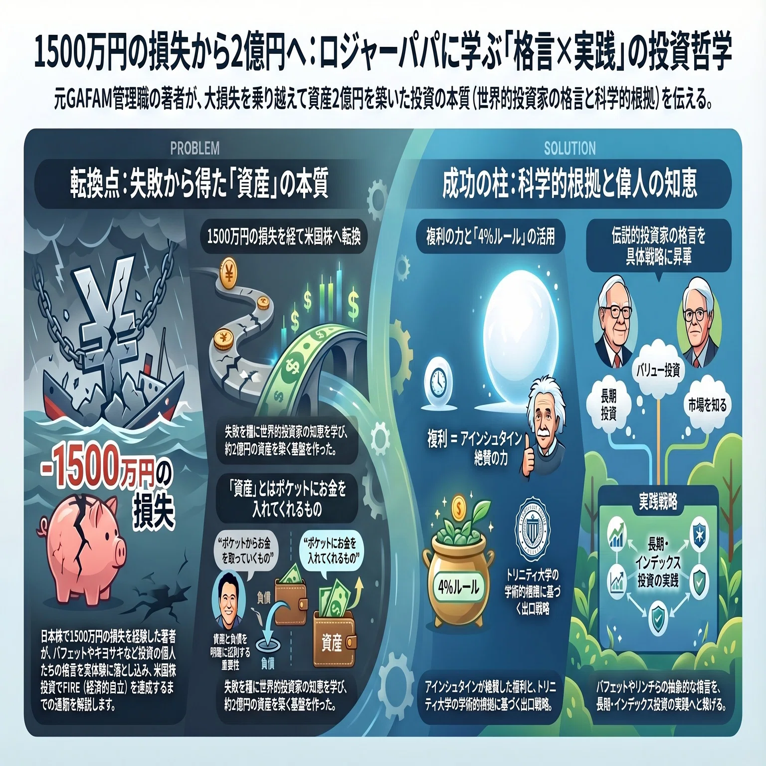 書評】100年変わらないお金持ちの真実 投資できちんと利益を出すための 