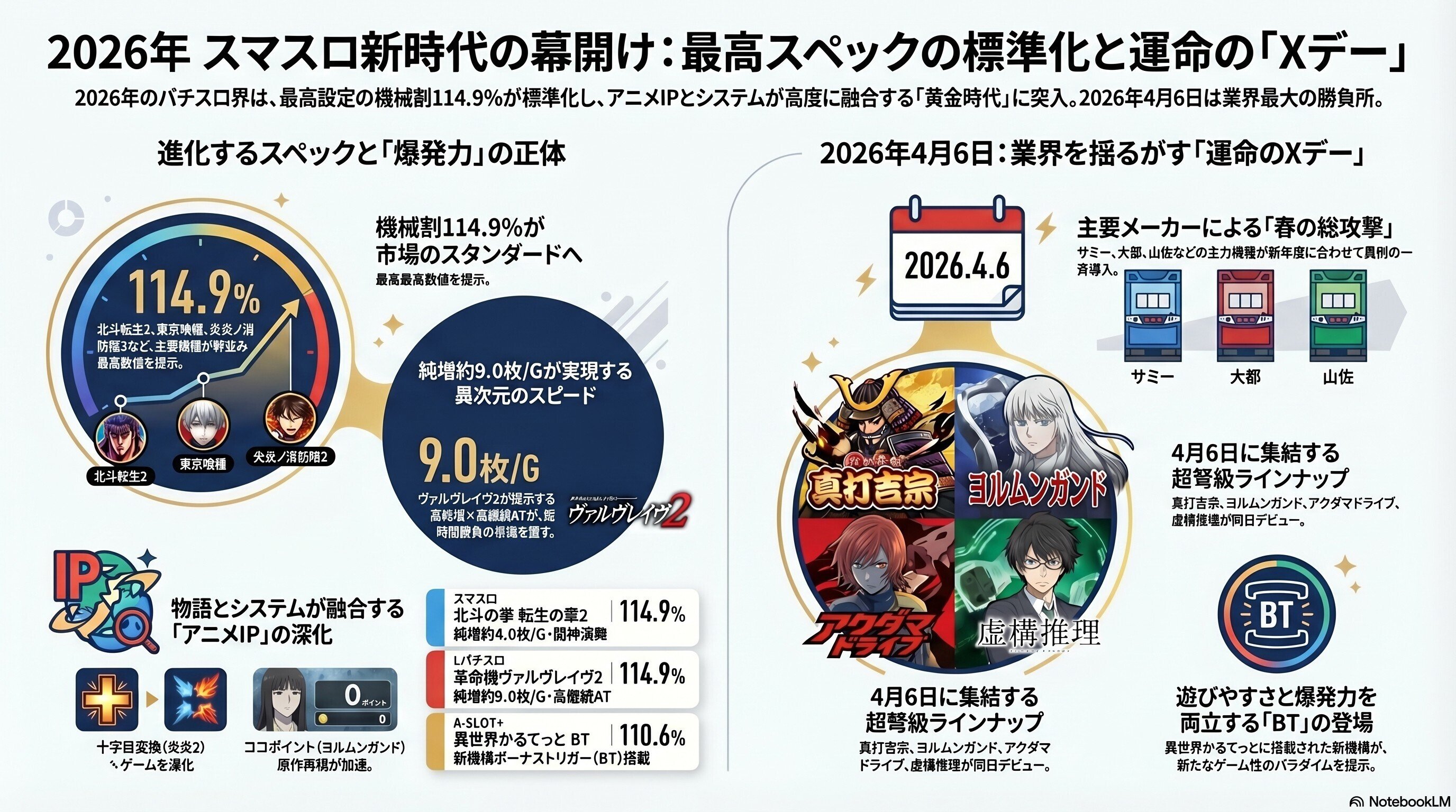 2026年のパチスロ界が激変する？最新機種ラインナップから読み解く