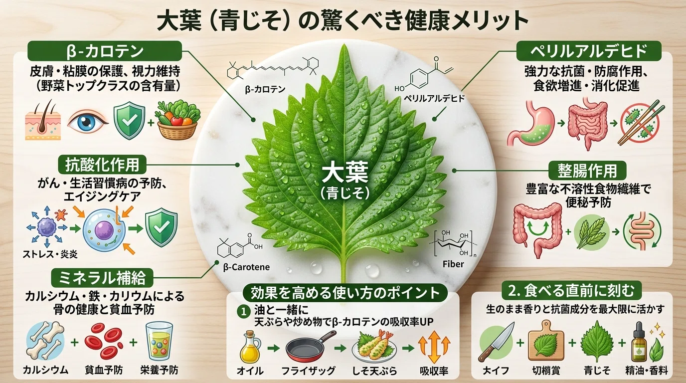 大葉 の 効能