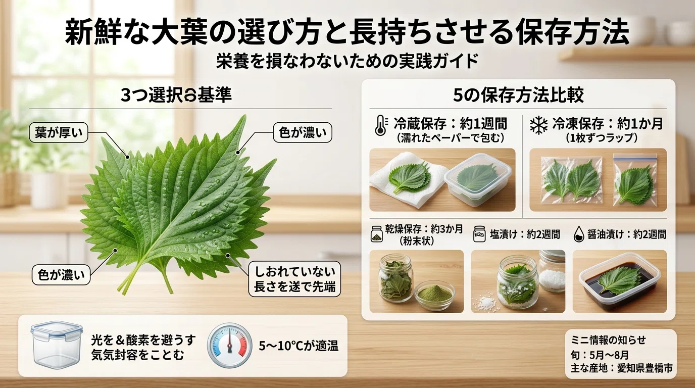 大葉 の 効能