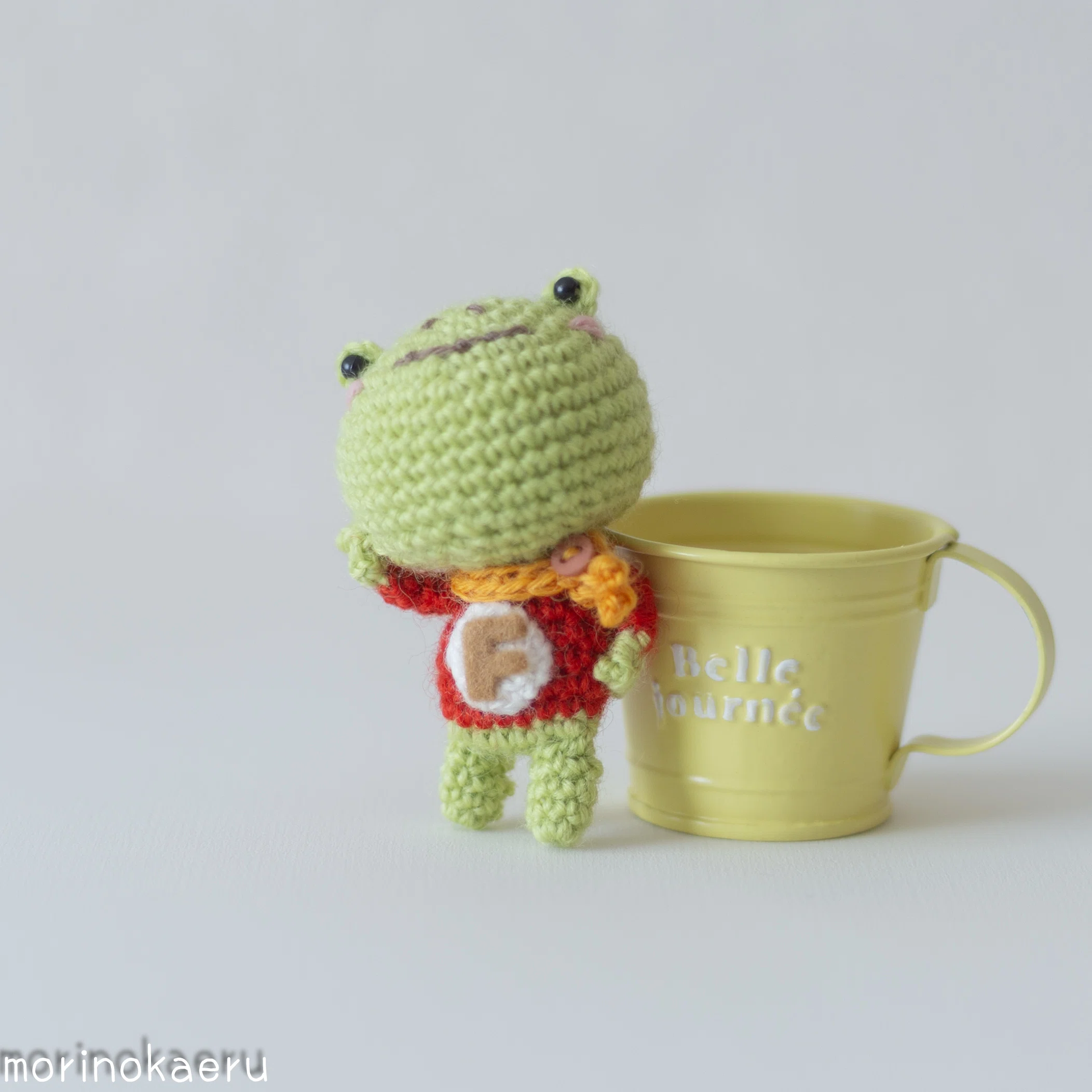ちびケロ太🐸のあみぐるみ。｜もりの🌳かえる