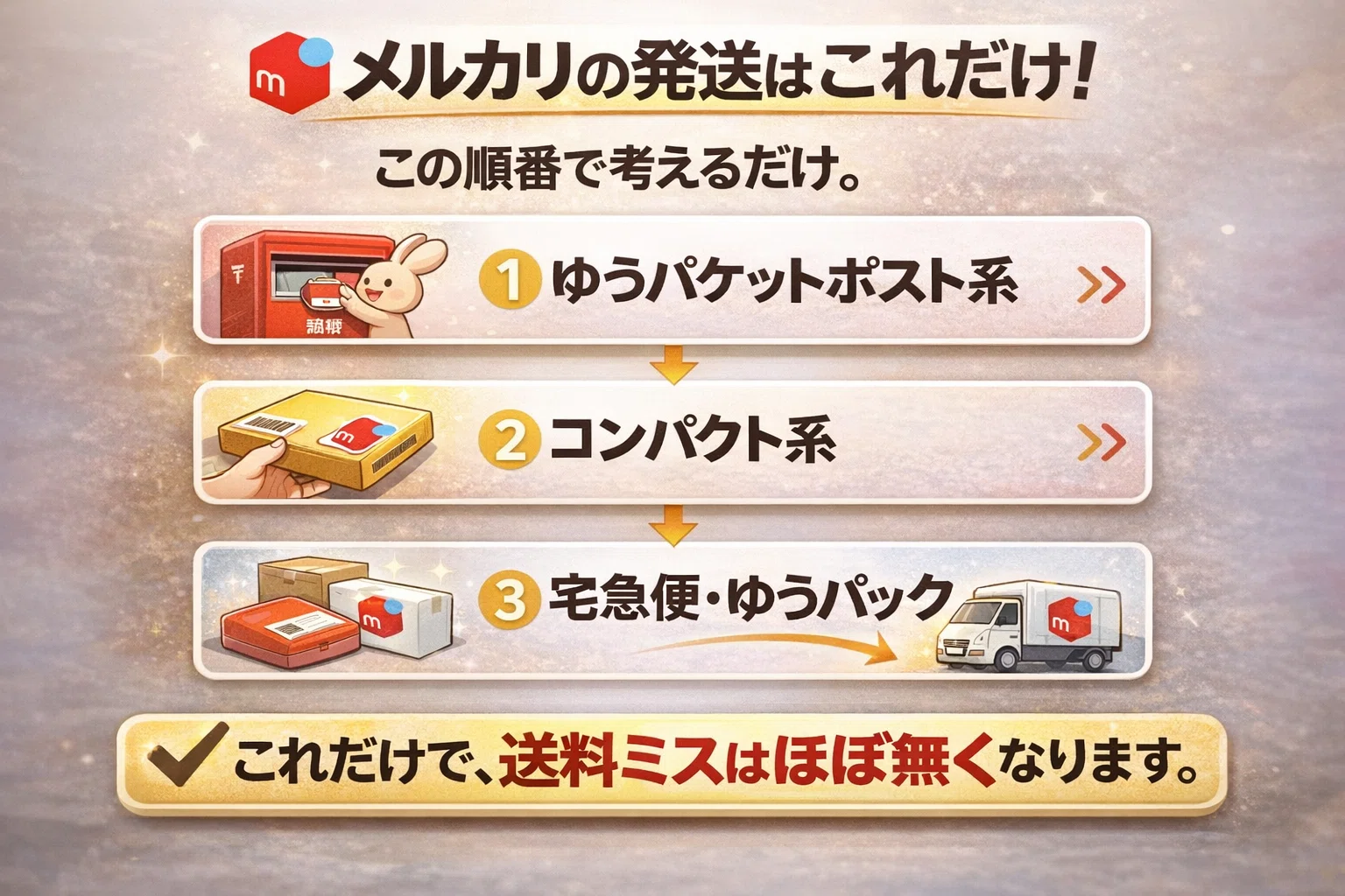 保存版】送料で損する人の共通点。たった3つで解決します｜メルカク