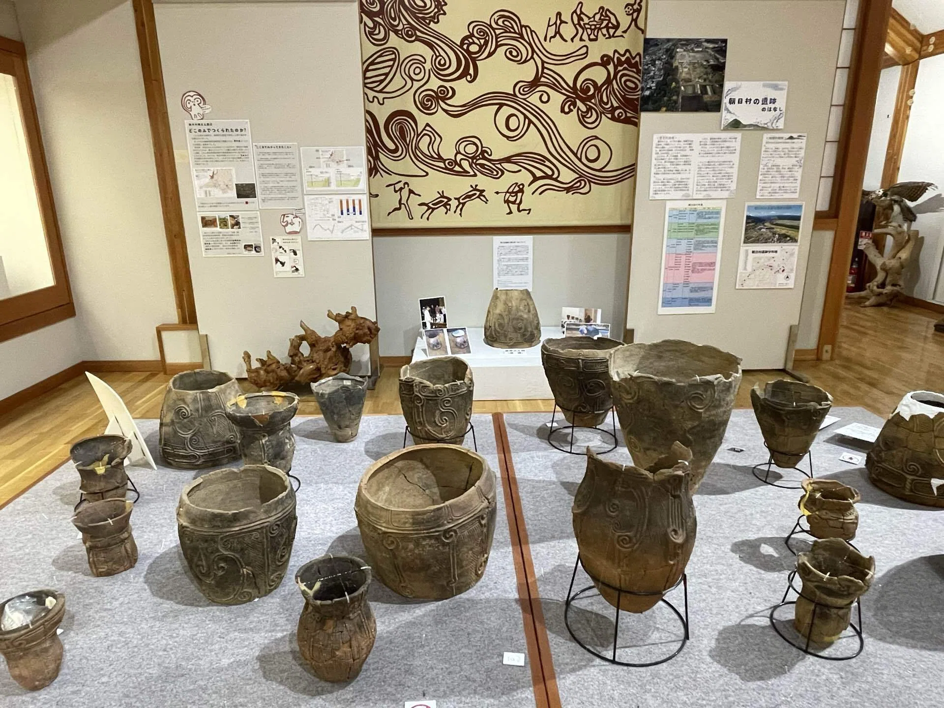 掘ったら出た！床尾中央遺跡発掘速報展と朝日村の縄文土器を見に行く 