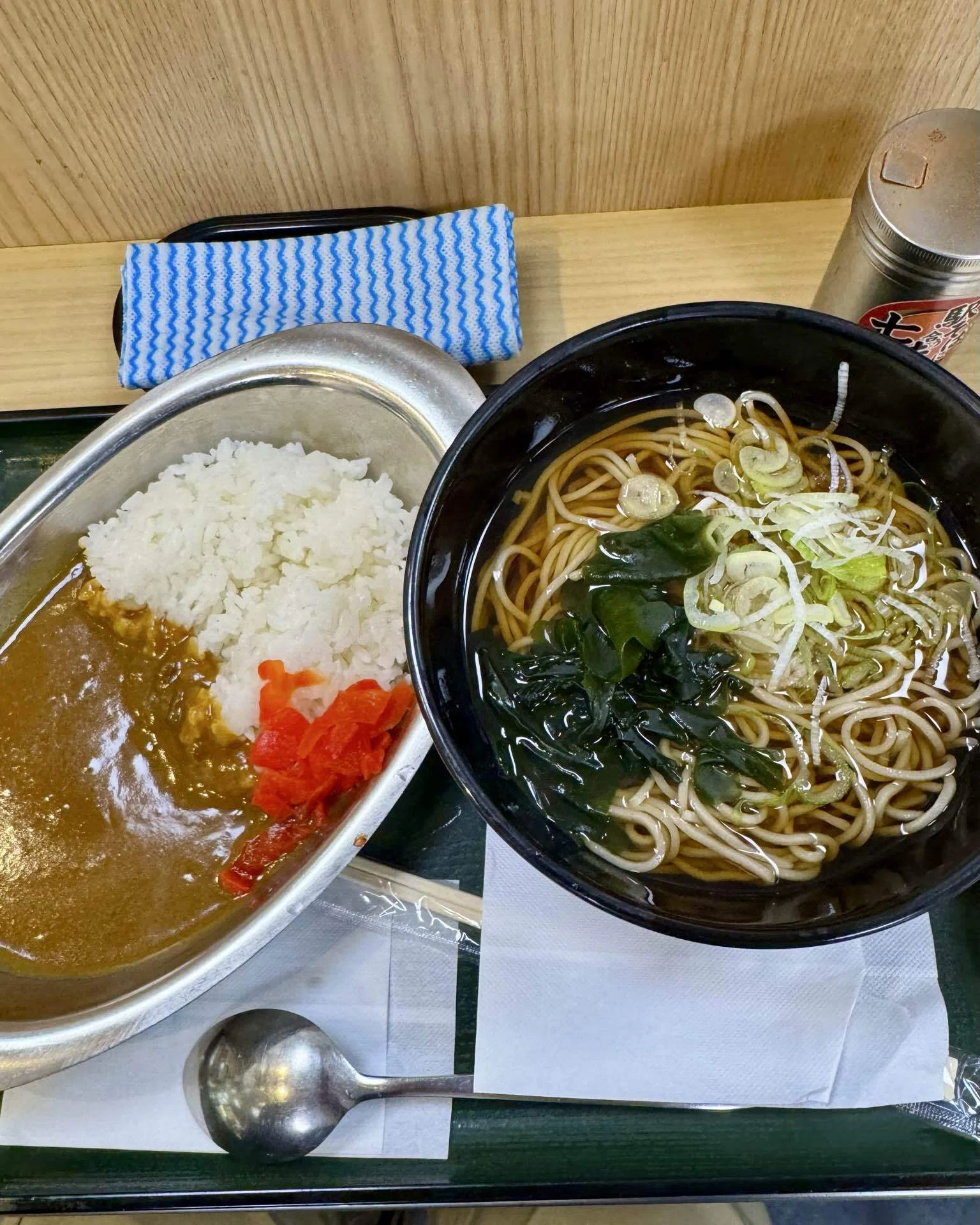 朝そばミニカレーセット｜福田博之