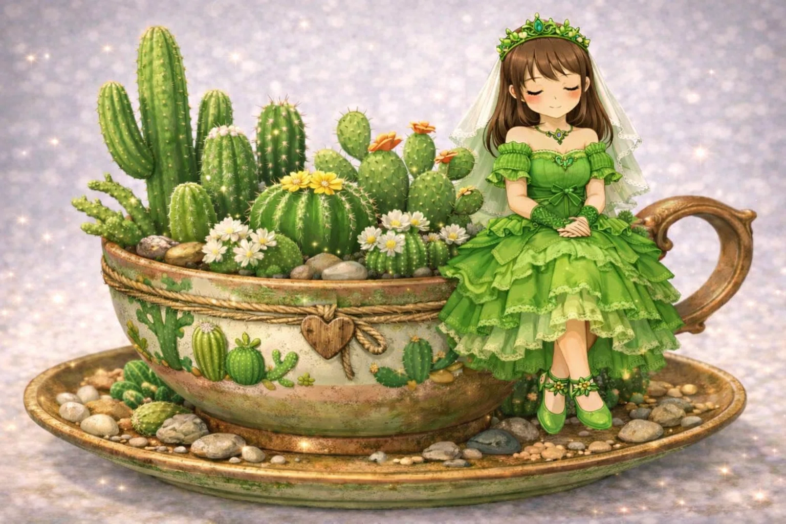 サボテン寄せ植えの楽しみ（※バーチャル）｜きのころ