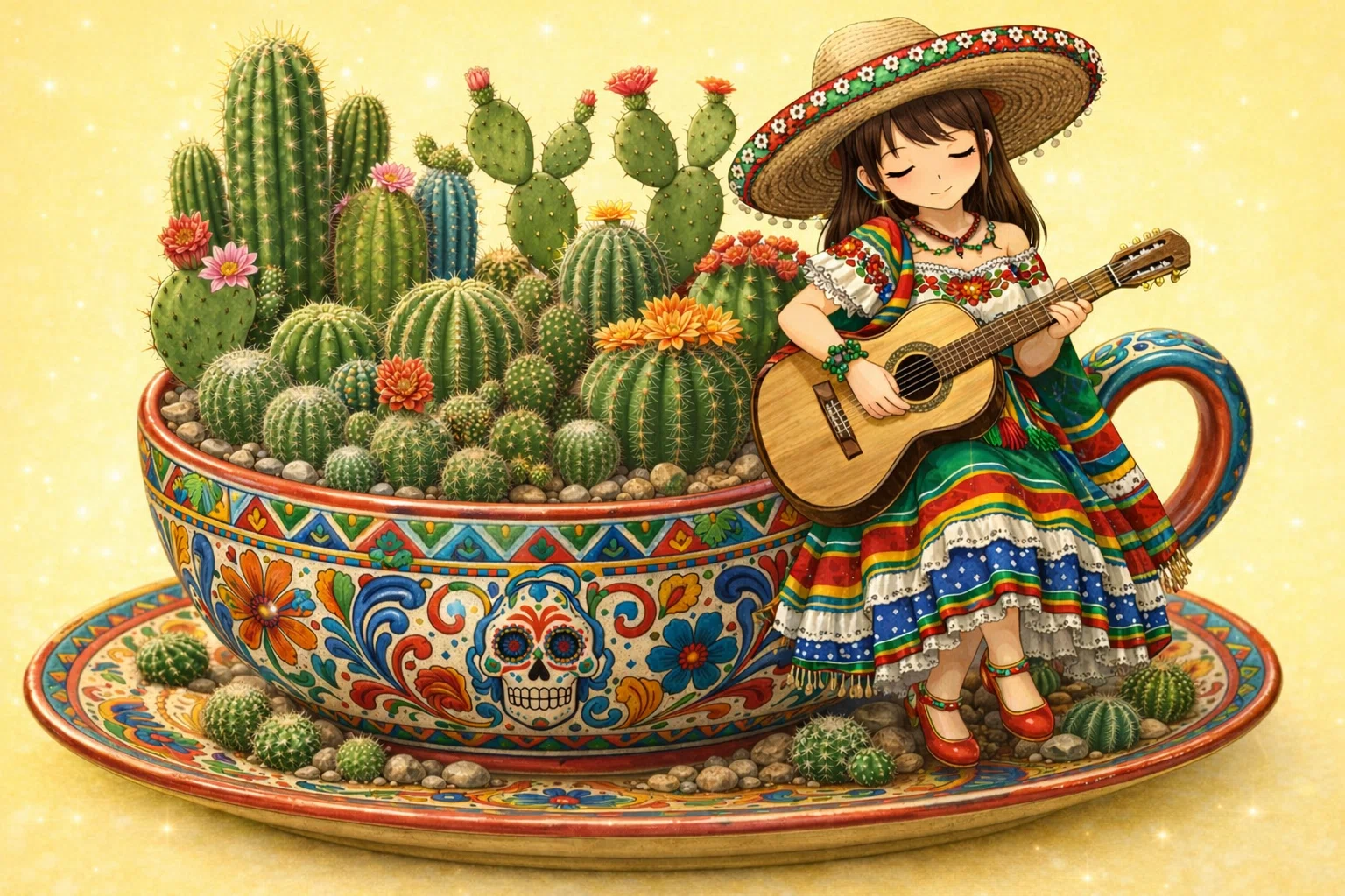 サボテン絵　専用 楽天市場】かわいい 壁掛け インテリア 絵画【多肉植物寄せ植え