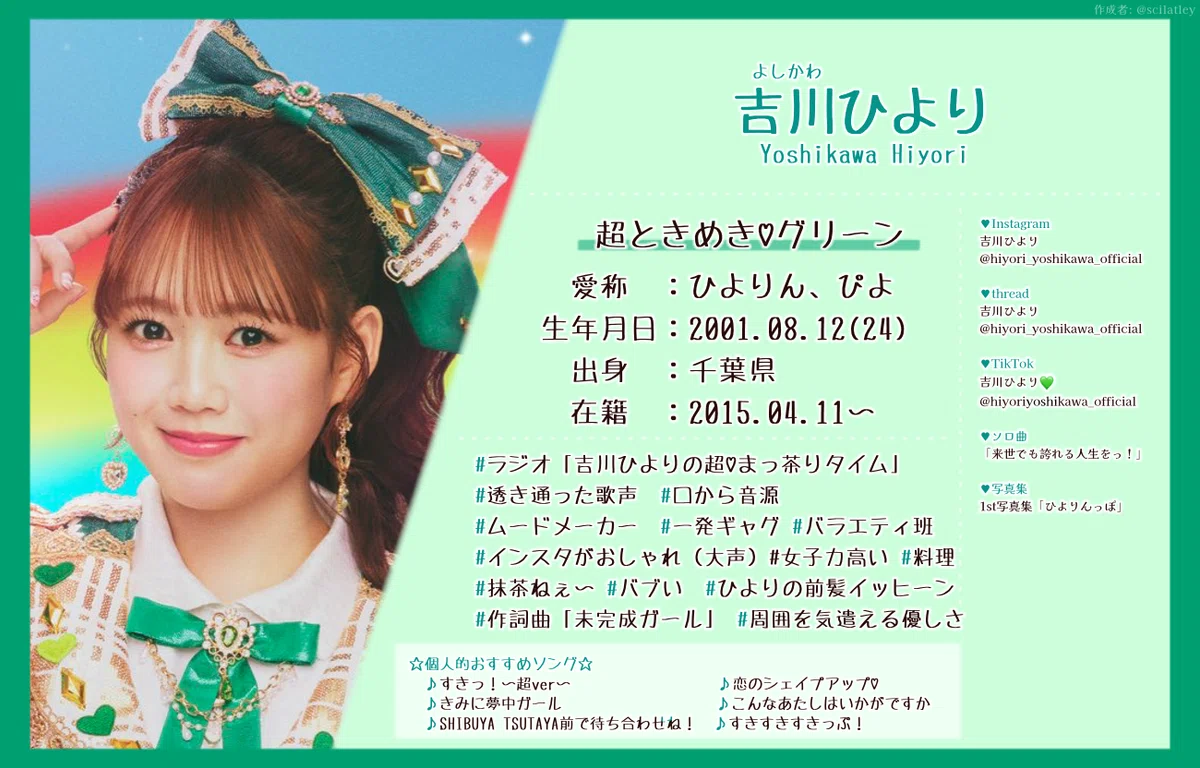 超ときめき♡宣伝部 ちょこっと紹介とSNSリンク集｜しとらりぃ