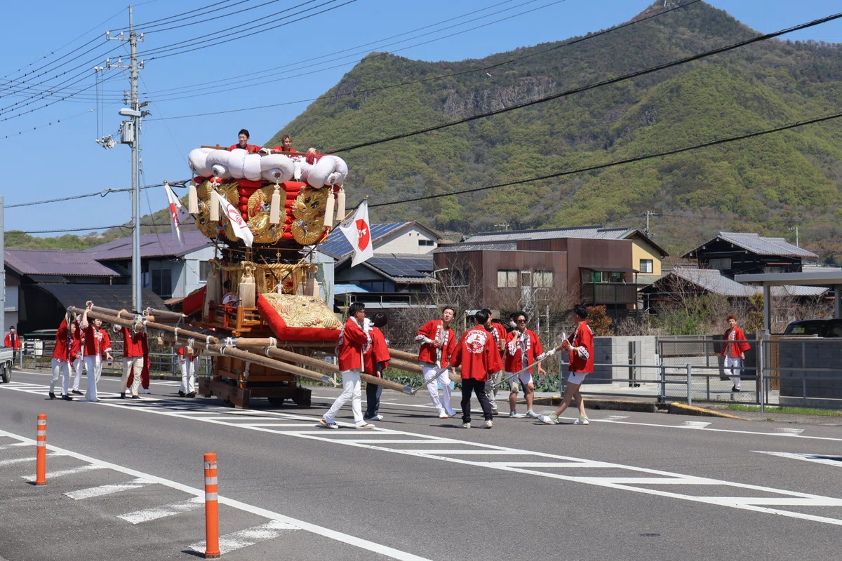 西上太鼓台 2026年4月11日撮影｜シゲちゃん/夢ハウス山里