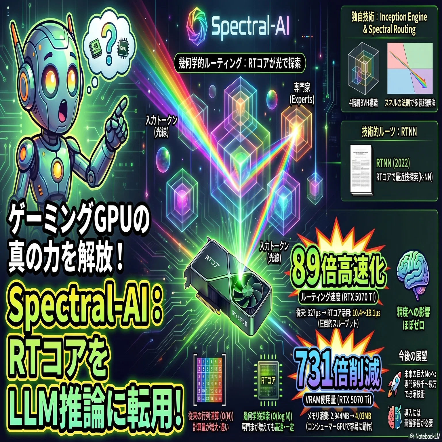Reanimate 再活性 もうちょいLLMを効率良く動かしたいって話：「Spectral-AI」でRTコア