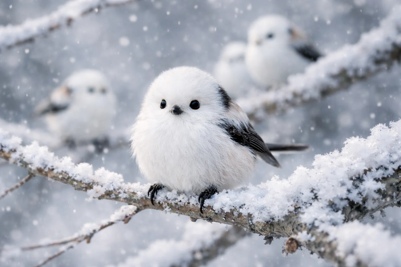 鳥を撃つ人間が、シマエナガにハマった話｜雲