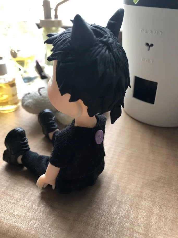 ☆100ドールのウイッグを樹脂粘土で作ってみる｜mimoli