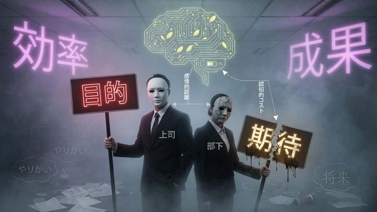 「言った」「聞いてない」――上司と部下の心に巣食う「期待の裂け目」と、私たちが無自覚に選ぶ省電力人間関係 孤独な女 欲求不満 おまん越したい メンヘラ 性欲強い女 一人でエロい 規律 哲学 夜に疼く 心の闇 一人ディシプリン