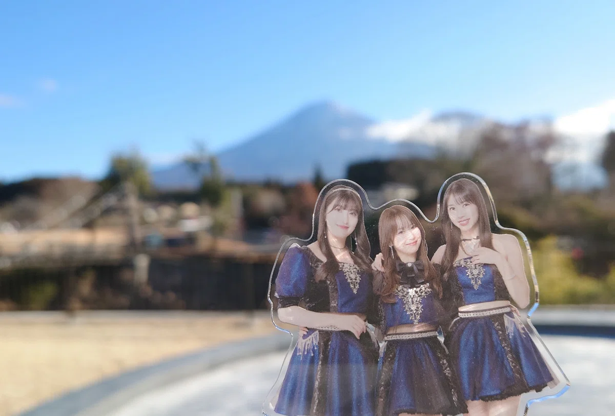 富士山と12期メンバー