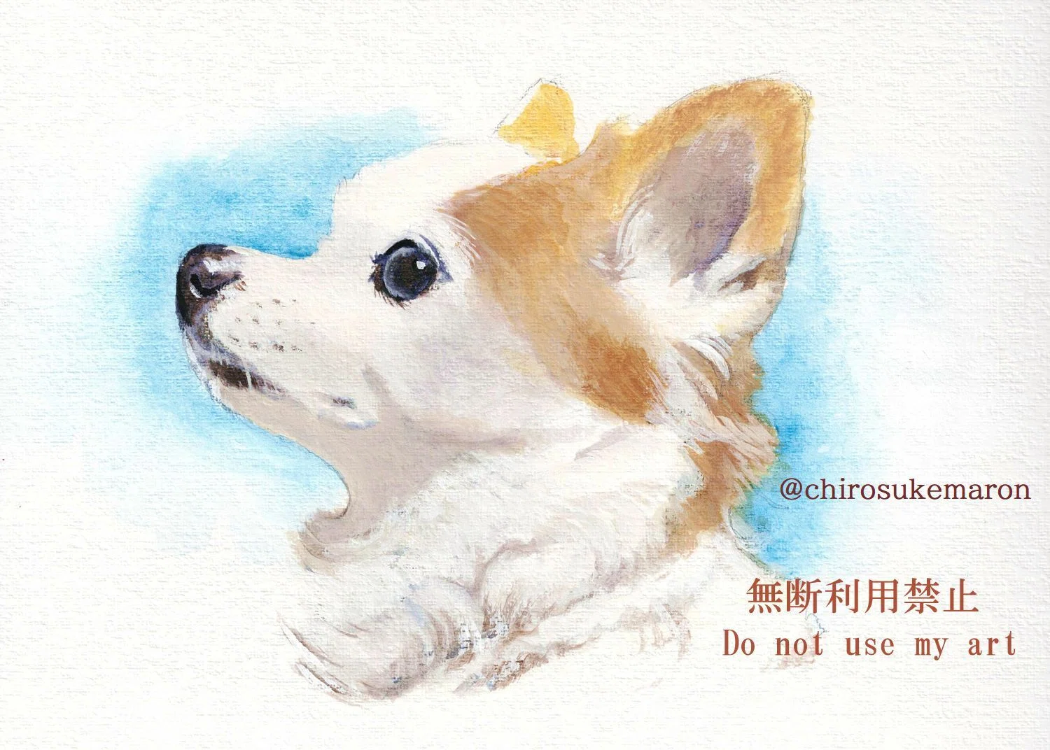 キャンバスペーパーに試し描き｜ちろ