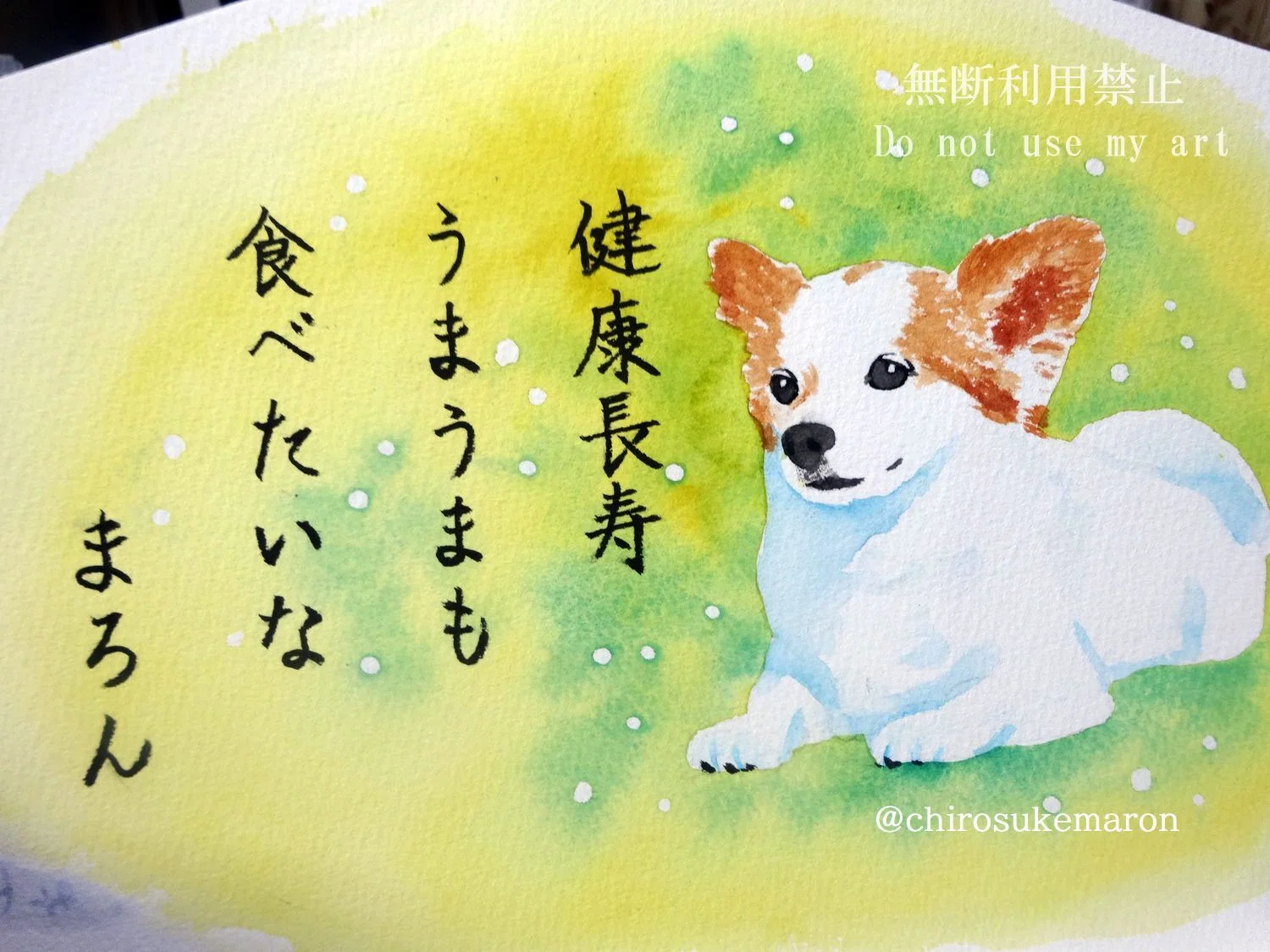 キャンバスペーパーに試し描き｜ちろ