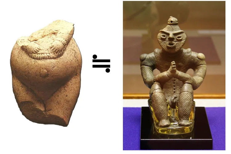 古代のロマン　土偶　土器　羊土偶　宇宙人土偶　考古学者のロマン　複製 仮説があってもまだまだ土偶の謎は続く 結びで土偶を読む⑭｜ヒデチャコ
