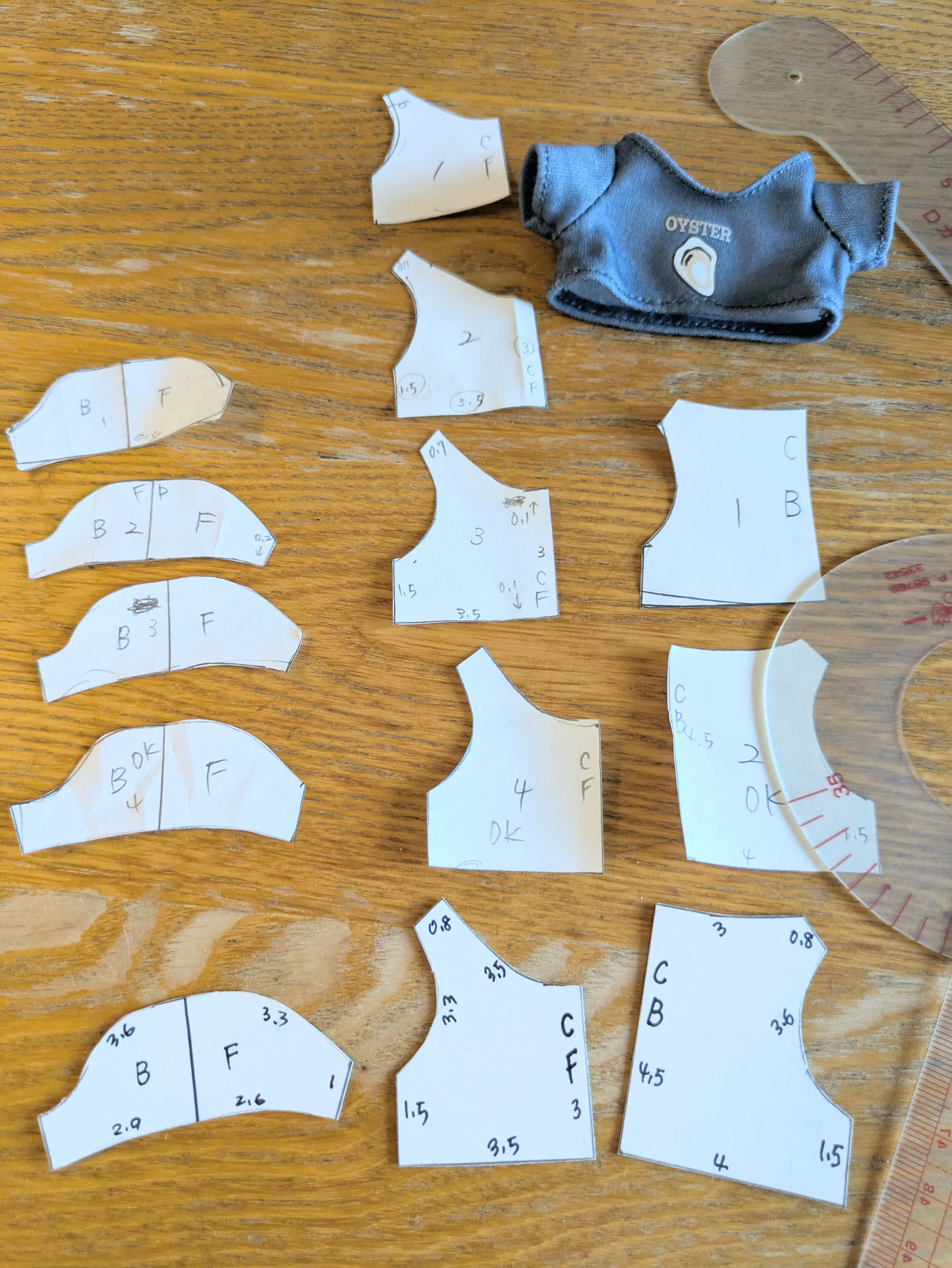 推しぬい服を作りたい｜まずは原型を作るの巻｜しゃん｜40代主婦｜エッセイ