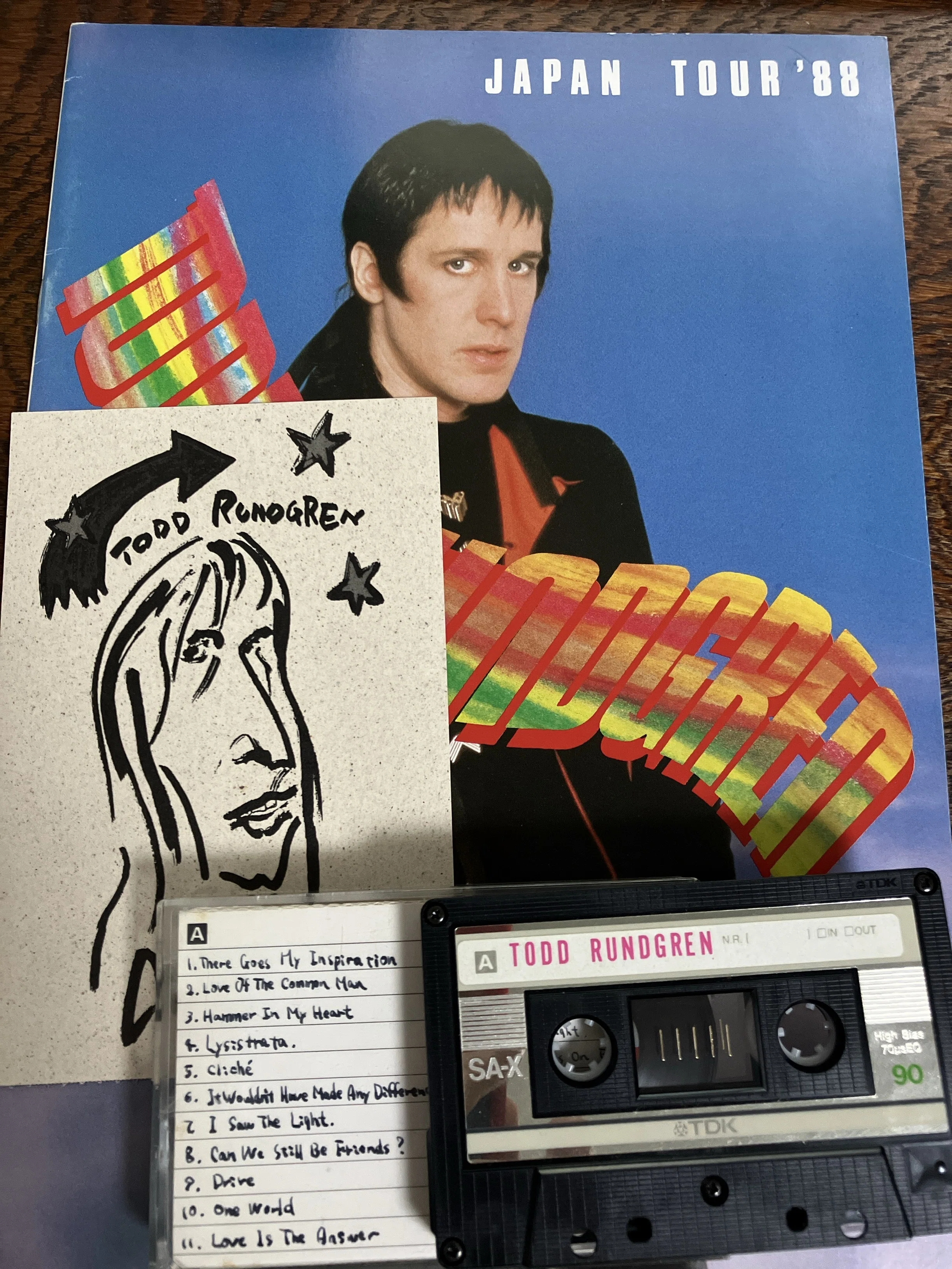 Todd Rundgren Japan Tour '88 トッド・ラングレン 日本での初ソロ