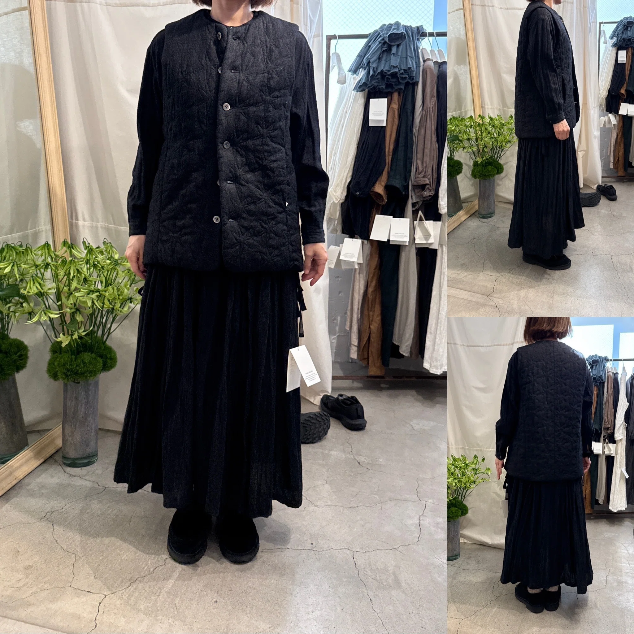 suzuki takayuki 2026-27 秋冬コレクション_展示会での着画でご紹介.4