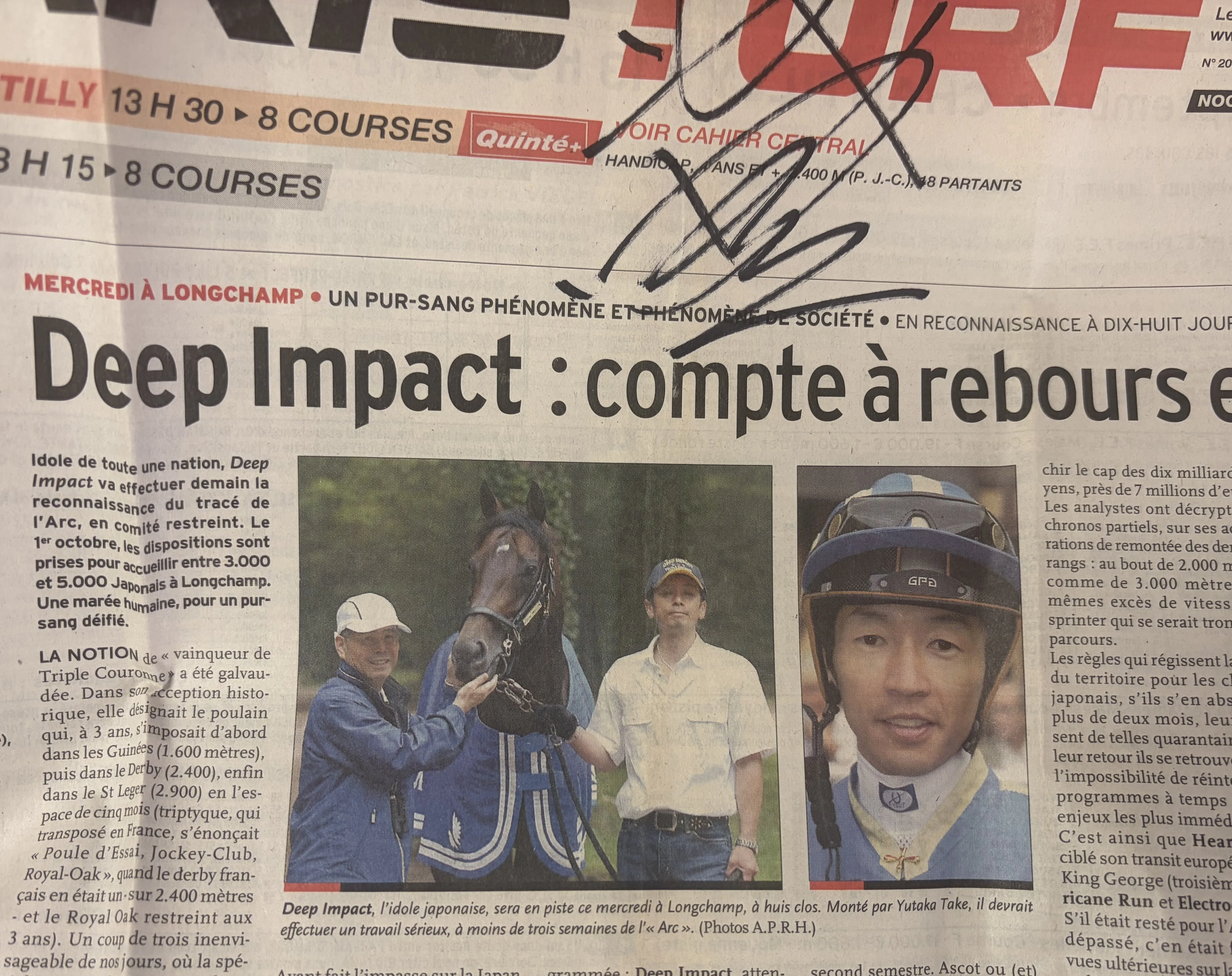 ディープインパクトの凱旋門賞（GⅠ、2006年）挑戦｜平松さとし