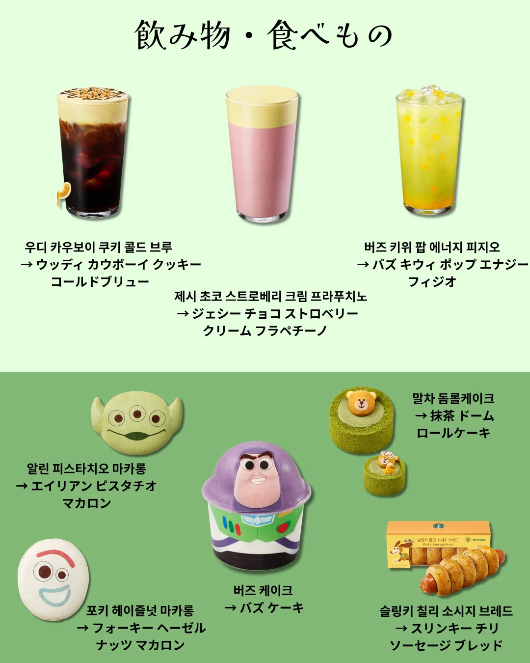 韓国スタバ X トイストーリーコラボ？！めっちゃかわいすぎる