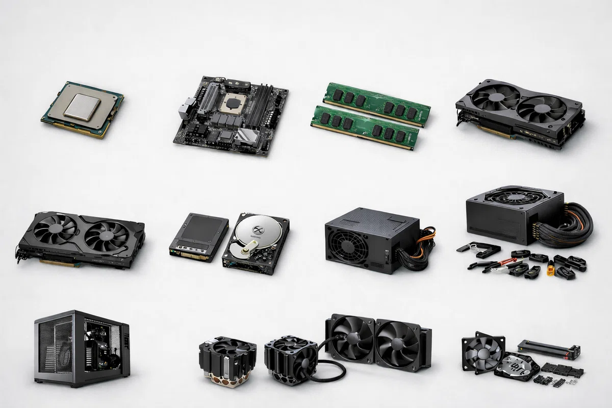 自作PCに必要なものをパーツごとにわかりやすく解説