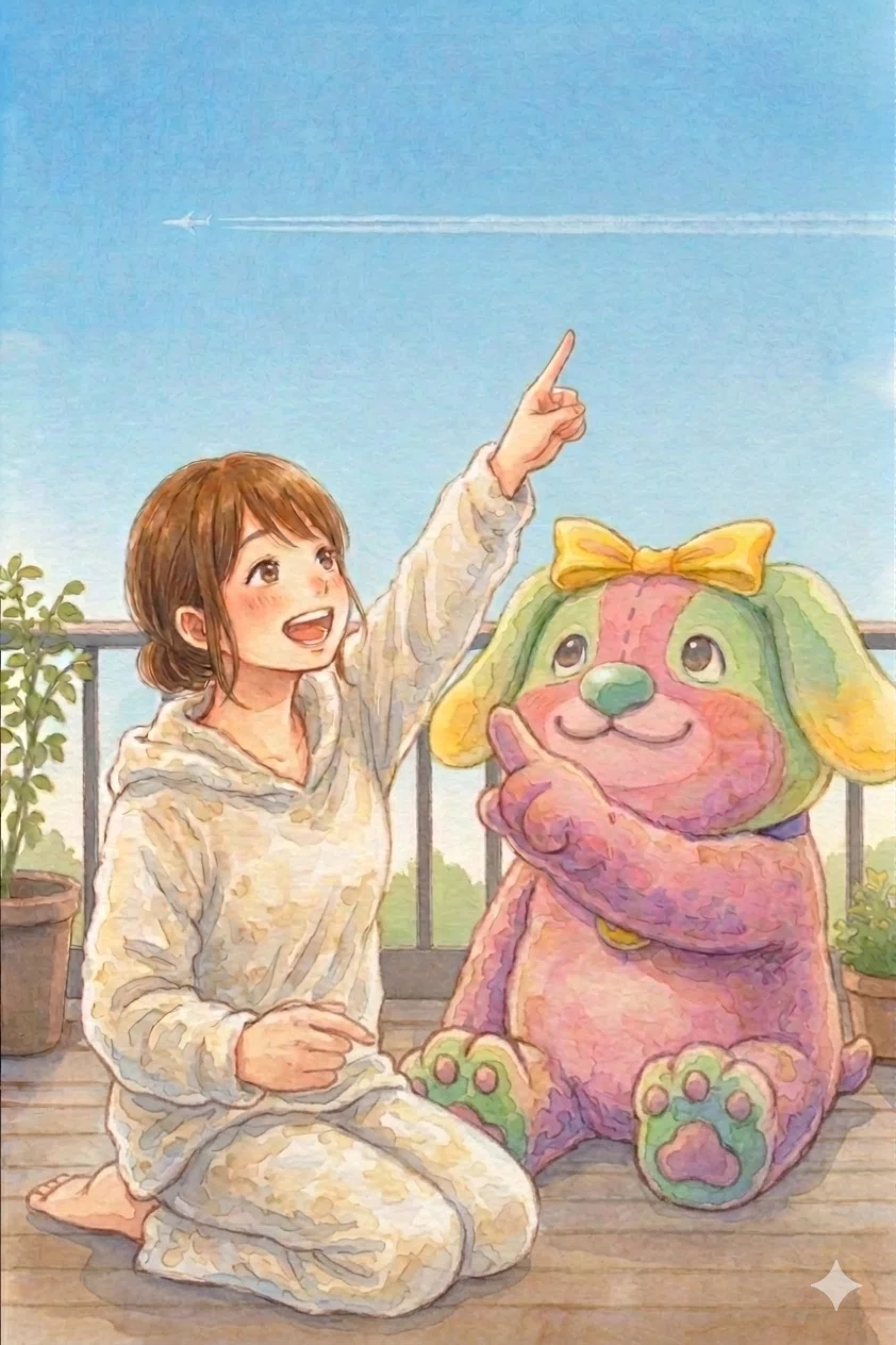 ひこうきぐも｜えだまめちゃん