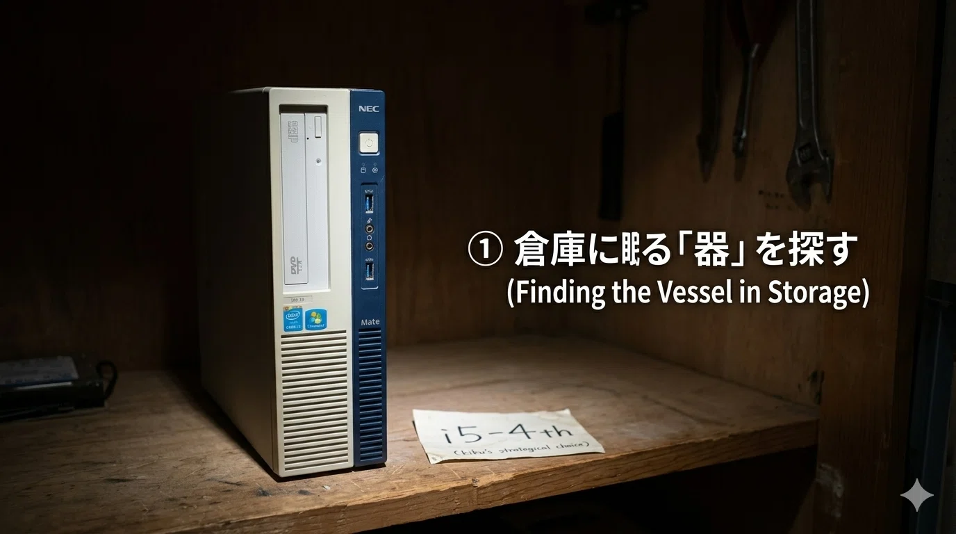 復活編】処分寸前の「老兵」が最新AIを動かす。第4世代i5 ＋ DDR3 32GB
