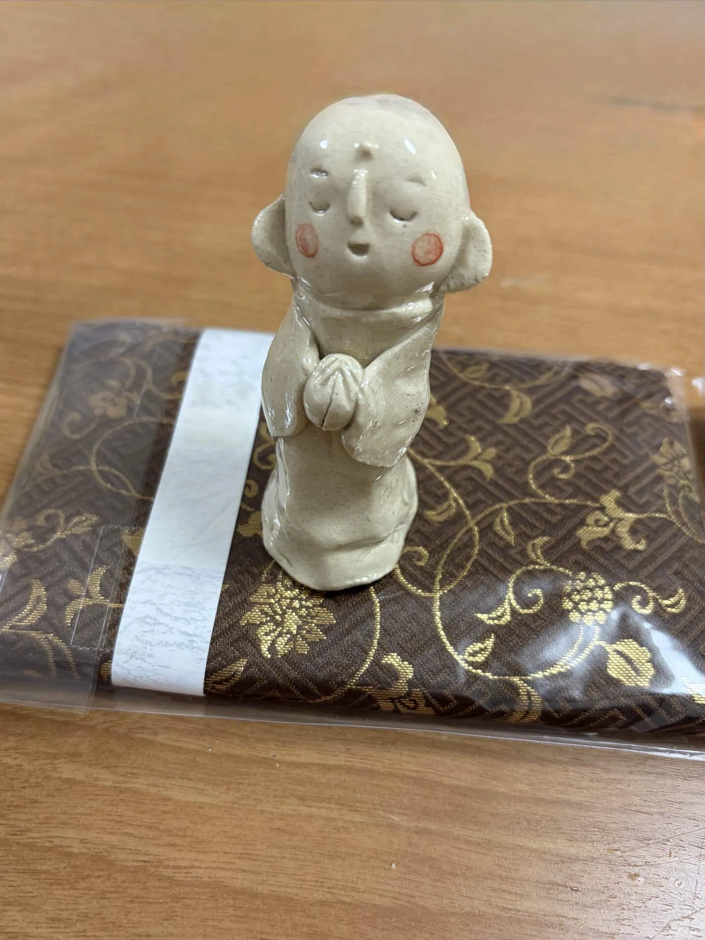 陶仏 手のひらの仏さまをお迎えいただきました。｜廣江 まさみ