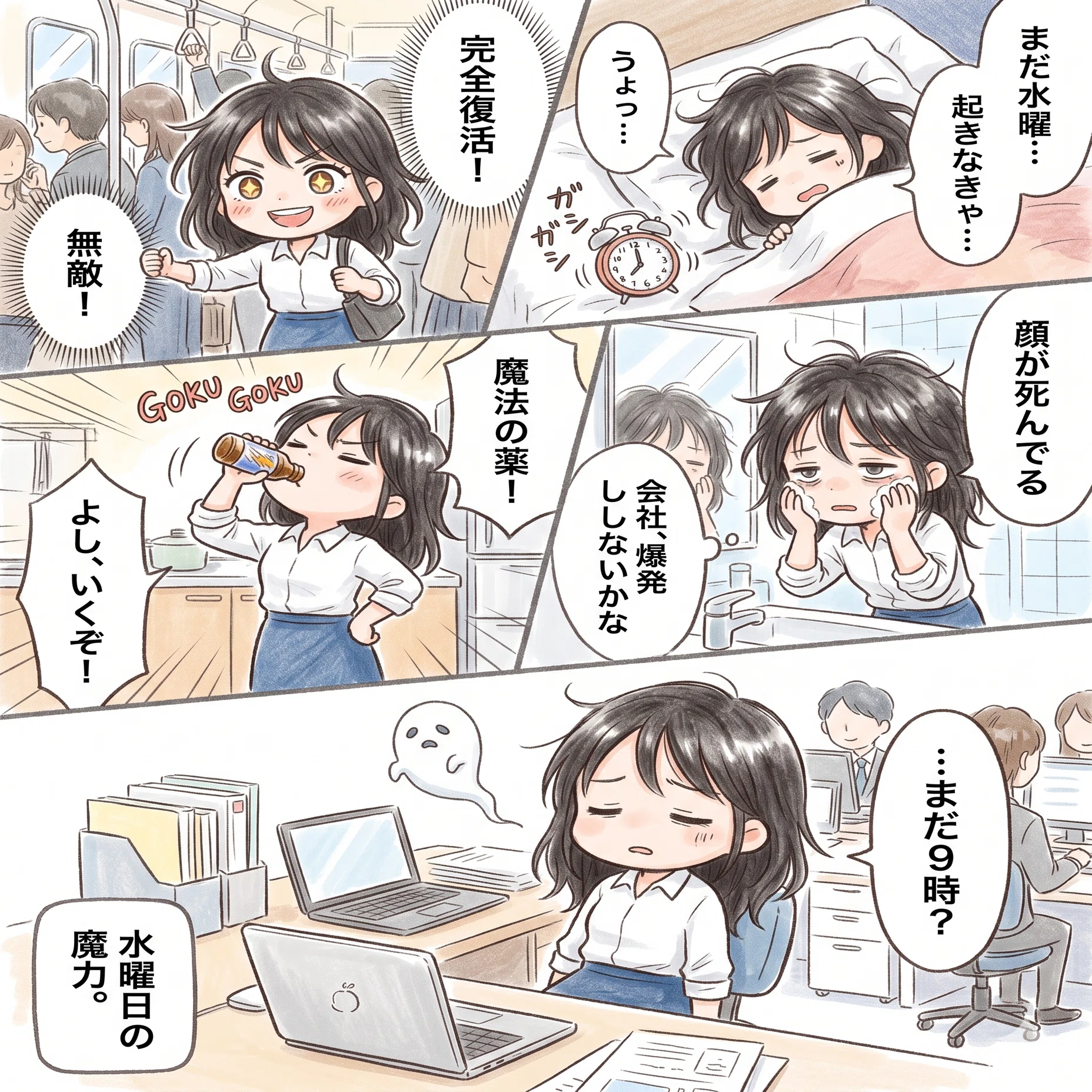 SNS専用｜Gemini用【漫画プロンプト】コピペでだれでも簡単に漫画が